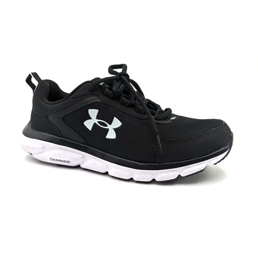 Under armour Charged Assert 9 Women's Running Shoes - Black/White, US 8.5W - Picture 2 of 16